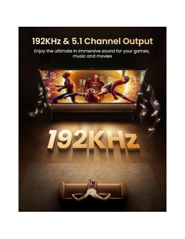 Extractor de Audio HDMI ARC Avedio Links 192KHz a TOSLINK RCA