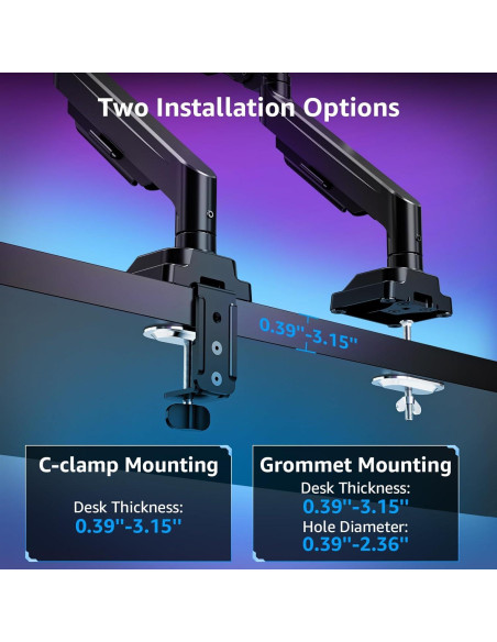 Soporte de Monitor Ultrawide MOUNTUP 22-43" 1-15 kg Ajustable