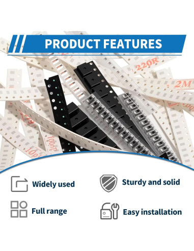 Kit de Componentes Electrónicos SMD 1206 JTAREA 6020 Piezas