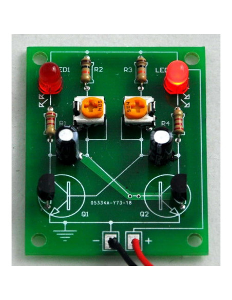 Kit de Aprendizaje Circuito Multivibrador Astable Electronics-Salon Kit de Aprendizaje Circuito Multivibrador Astable Electronics-Salon