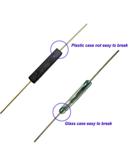 10 Interruptores de Reed Normalmente Abierto Gebildet 14mm 10 Interruptores de Reed Normalmente Abierto Gebildet 14mm