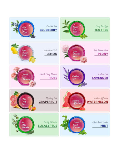 10 Bombas de Ducha Aromáticas MR MIRYE - Regalo Spa para Mujeres