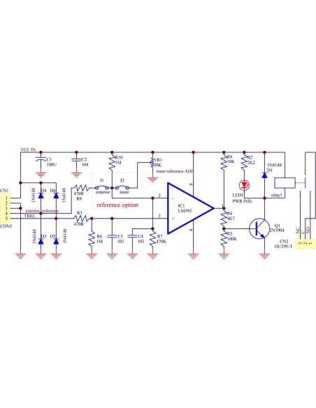 Placa de Relé Comparador de Voltaje 12V DC 10A Electronics-Salon Placa de Relé Comparador de Voltaje 12V DC 10A Electronics-Salon