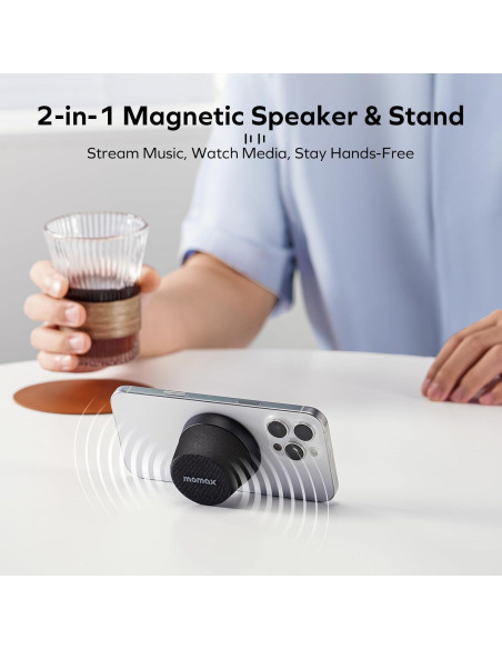 Altavoz Bluetooth Portátil Impermeable MOMAX - 12H de Batería Altavoz Bluetooth Portátil Impermeable MOMAX - 12H de Batería