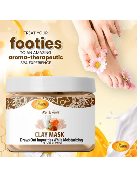 Mascarilla de Arcilla Bentonita SPA REDI - Hidratante y Desintoxicante Mascarilla de Arcilla Bentonita SPA REDI - Hidratante y Desintoxicante
