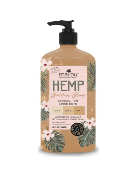 Hidratante Gradual Bronceado Dorado Malibu Hemp 532 ml Hidratante Gradual Bronceado Dorado Malibu Hemp 532 ml