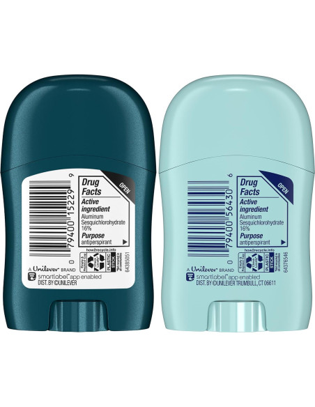 Desodorante de Viaje Degree 24-Pack 0.5 Oz - Cool Rush y Shower Clean Desodorante de Viaje Degree 24-Pack 0.5 Oz - Cool Rush y Shower Clean