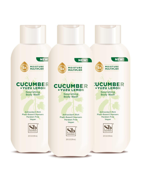 Jabón Hidratante de Cuerpo Soapbox Pepino y Limón Yuzu 3x567g Jabón Hidratante de Cuerpo Soapbox Pepino y Limón Yuzu 3x567g