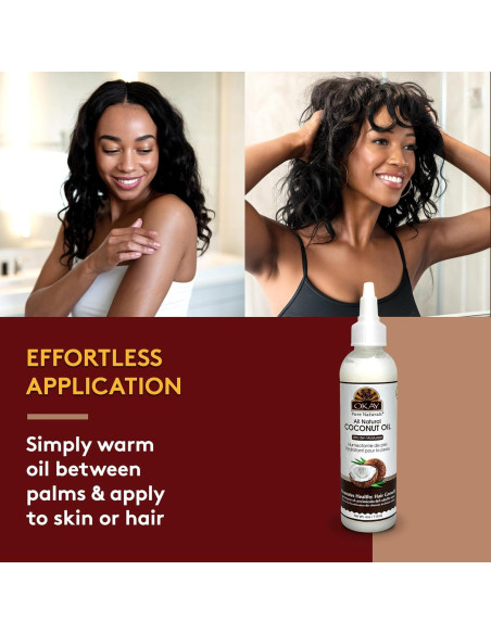 Aceite de Coco Puro Okay 100% Natural 118 ml Hidratante Aceite de Coco Puro Okay 100% Natural 118 ml Hidratante