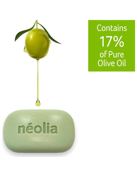Jabón de Aceite de Oliva Neolia 8 Piezas 98% Natural Jabón de Aceite de Oliva Neolia 8 Piezas 98% Natural