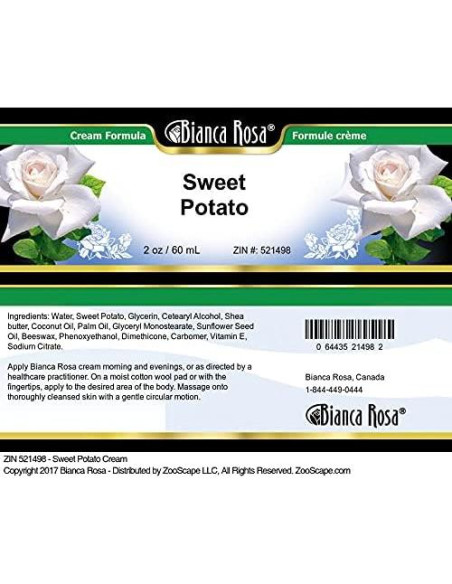 Crema de Batata Bianca Rosa 56.7 g Sin Rellenos Crema de Batata Bianca Rosa 56.7 g Sin Rellenos