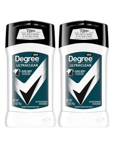 Degree Men UltraClear Antitranspirante 76.2 g Paquete de 2 Degree Men UltraClear Antitranspirante 76.2 g Paquete de 2