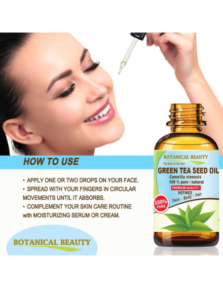 Aceite de Semilla de Té Verde 100% Puro 30 ml Belleza Botánica Aceite de Semilla de Té Verde 100% Puro 30 ml Belleza Botánica
