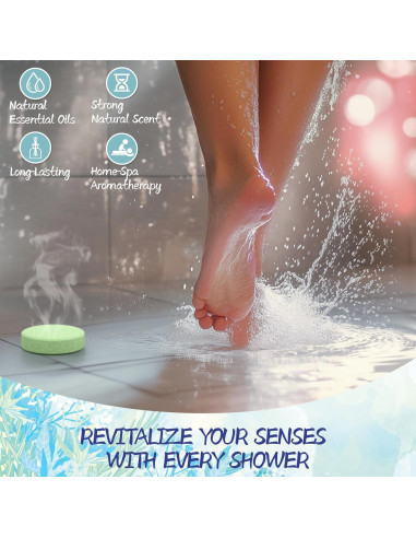 Bombas de Ducha Aromaterapia HFHO 8 Pack - Relajación y Cuidado Personal