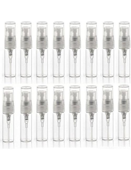 10 Botellas de Spray de Vidrio Vacías 3ml Elfenstal para Perfume 10 Botellas de Spray de Vidrio Vacías 3ml Elfenstal para Perfume