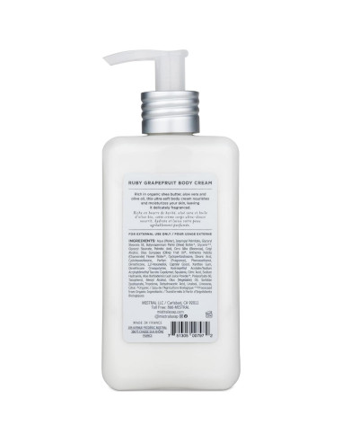 Crema Corporal Mistral Pomelo Ruby 284 ml con Karité y Aloe