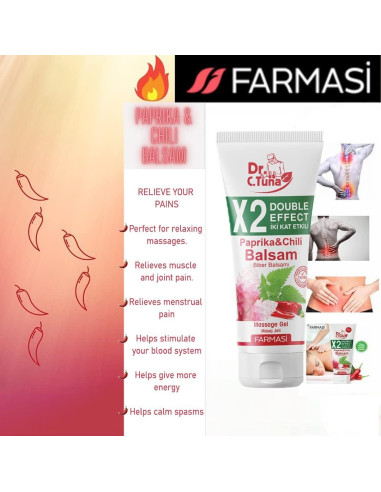 Gel de Masaje Calmante FARMASi Doble Efecto 250 ml