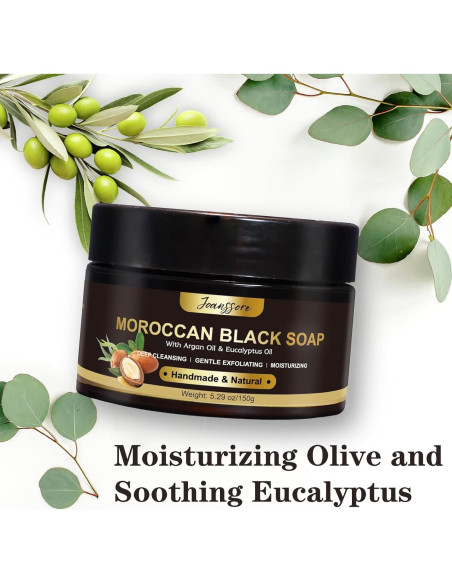 Jabón Negro Marroquí Joanssore 2 Unidades Exfoliante Corporal Jabón Negro Marroquí Joanssore 2 Unidades Exfoliante Corporal