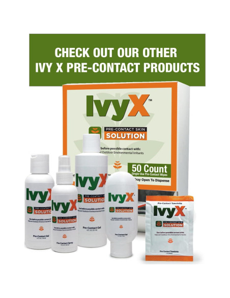 CoreTex Ivy X Spray Barrera de Piel 236.6 ml - Protección Hiedra Venenosa CoreTex Ivy X Spray Barrera de Piel 236.6 ml - Protección Hiedra Venenosa