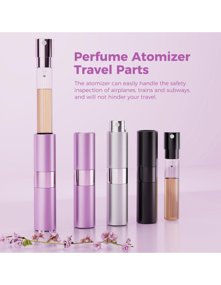 Set de 3 Botellas Rellenables de Perfume Augwontior 8ml Set de 3 Botellas Rellenables de Perfume Augwontior 8ml