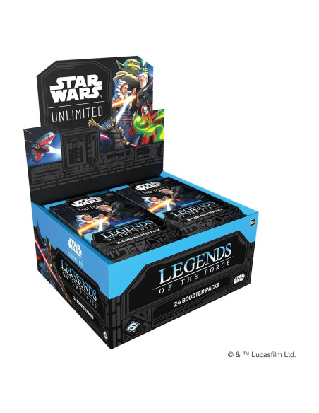 Asmodee Star Wars: Unlimited TCG Leyendas de La Fuerza - 24 Boosters Asmodee Star Wars: Unlimited TCG Leyendas de La Fuerza - 24 Boosters