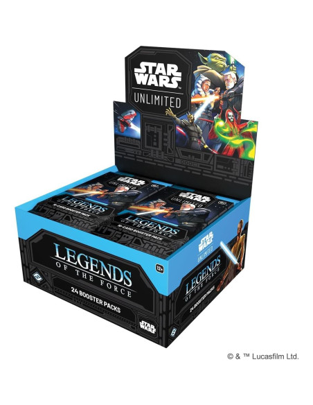 Asmodee Star Wars: Unlimited TCG Leyendas de La Fuerza - 24 Boosters Asmodee Star Wars: Unlimited TCG Leyendas de La Fuerza - 24 Boosters