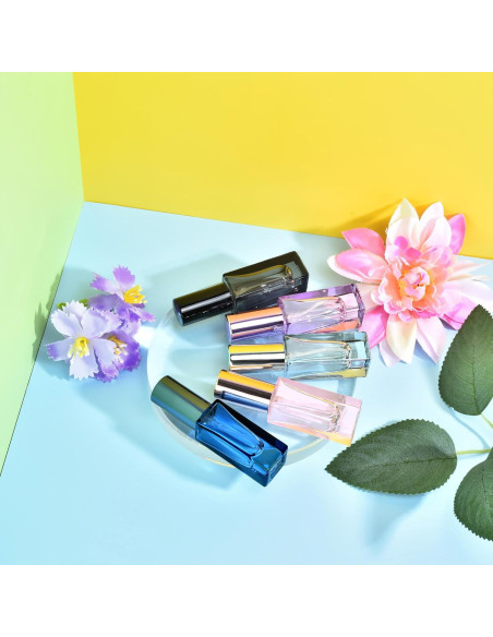 Atomizador de Perfume Rellenable Yikimyfo 3 Pcs 5ML Vidrio Atomizador de Perfume Rellenable Yikimyfo 3 Pcs 5ML Vidrio