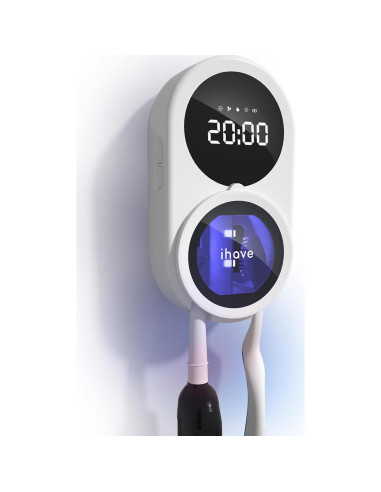 Soporte Desinfectante UV para Cepillos de Dientes iHave F6-W