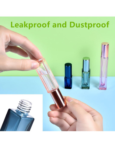 Atomizador de Perfume Rellenable Yikimyfo 3 Pcs 5ML Vidrio
