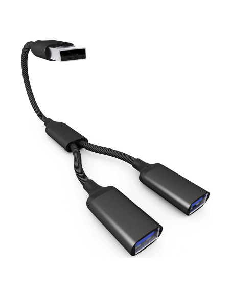 Cable Divisor USB 2.0 IIISOGNO 1 EN 2 SALIDAS 30.48CM Cable Divisor USB 2.0 IIISOGNO 1 EN 2 SALIDAS 30.48CM