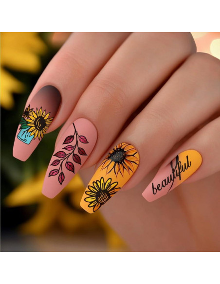 Placas de Estampado de Uñas PH PandaHall 3 Piezas Floral Placas de Estampado de Uñas PH PandaHall 3 Piezas Floral