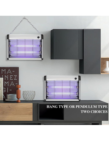 Trampa eléctrica para insectos PestMentor 4200V con luz UV