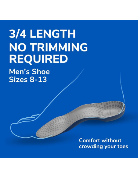 Plantillas Dr. Scholl's Tri-Comfort para hombres 40-46 Plantillas Dr. Scholl's Tri-Comfort para hombres 40-46