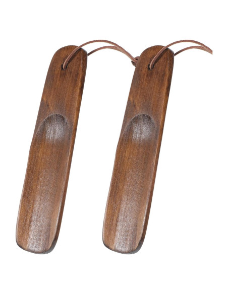 2 Piezas Cuerno de Zapato de Madera QfwdfcTrenz 15.24 cm 2 Piezas Cuerno de Zapato de Madera QfwdfcTrenz 15.24 cm