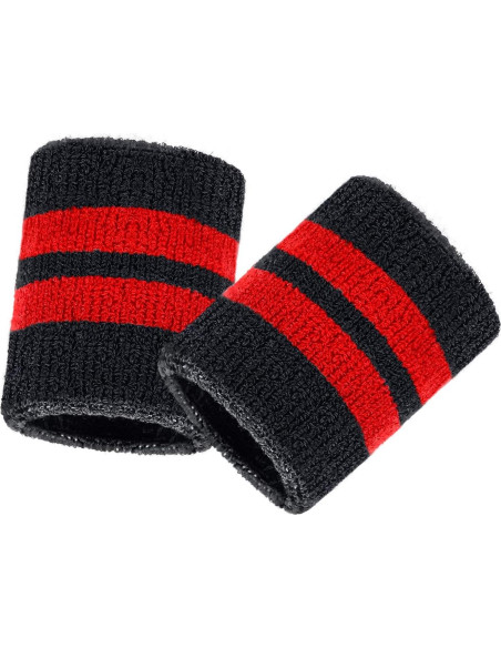Muñequera Deportiva WILLBOND 6 Piezas Algodón 8x8cm Muñequera Deportiva WILLBOND 6 Piezas Algodón 8x8cm