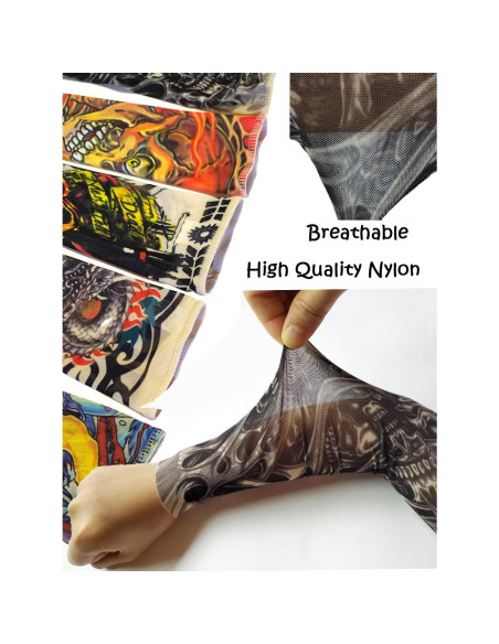 Mangas de Tatuaje Temporales Niños iToolai 6 Pcs Protección UV Mangas de Tatuaje Temporales Niños iToolai 6 Pcs Protección UV