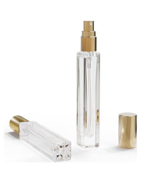 5 Botellas de Spray de Vidrio 10ml Seafulee Recargables 5 Botellas de Spray de Vidrio 10ml Seafulee Recargables