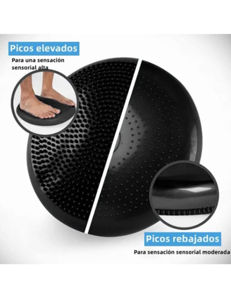 Disco de Equilibrio 34cm PVC Antideslizante con Inflador Disco de Equilibrio 34cm PVC Antideslizante con Inflador