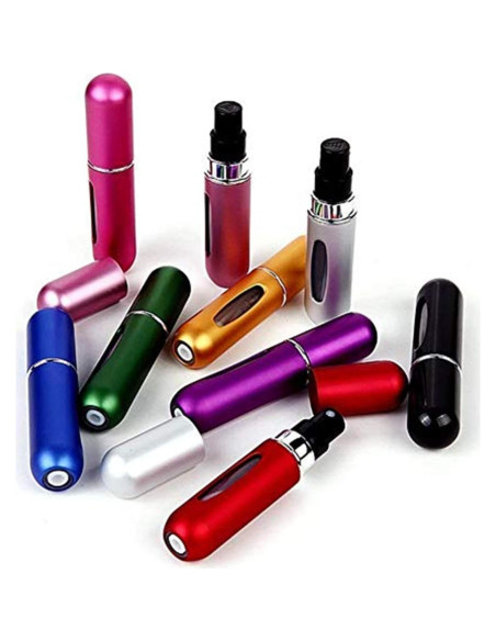 Botellas Atomizadoras de Perfume Recargables 5ml - 3 Pcs Multicolor Botellas Atomizadoras de Perfume Recargables 5ml - 3 Pcs Multicolor