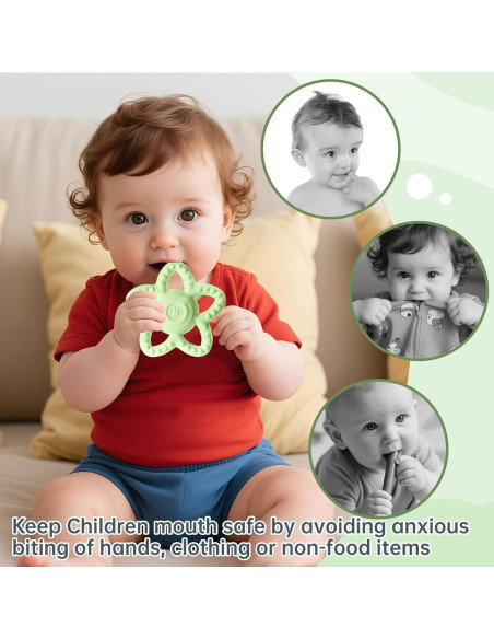 Juguete de Masticar Sensorial CrsaSwivo Verde para Bebés Juguete de Masticar Sensorial CrsaSwivo Verde para Bebés