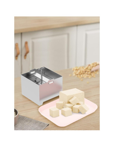 Kit de Prensa de Tofu Acero Inoxidable Ajustable 12.2cm