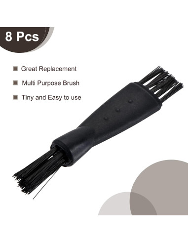 Cepillos de Limpieza MECCANIXITY para Afeitadoras y Teclados - 8 Piezas