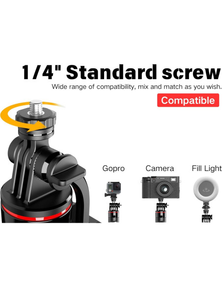 Trípode para Selfies ForgeRay C13 1.32m con Control Remoto Trípode para Selfies ForgeRay C13 1.32m con Control Remoto