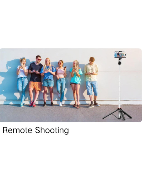 Trípode para Selfies ForgeRay C13 1.32m con Control Remoto Trípode para Selfies ForgeRay C13 1.32m con Control Remoto