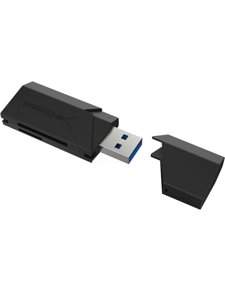 Lector de Tarjetas USB 3.0 SABRENT CR-UMSS para SD/MicroSD Lector de Tarjetas USB 3.0 SABRENT CR-UMSS para SD/MicroSD
