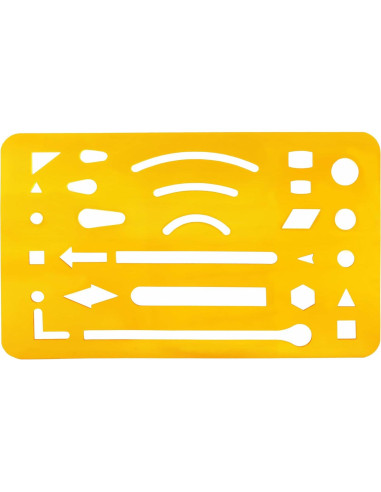 Escudo de Borrado KR. LIF 4-Pack Plantillas Transparentes