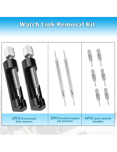Kit de Herramientas para Ajuste de Correa de Reloj Grngven