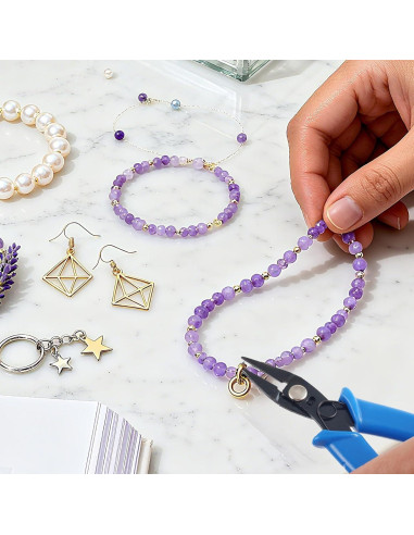 Alicates para Anillos Divididos URSKYTOUS - Azul Ergonomico