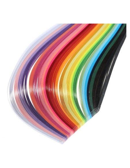 Kit de Tiras de Papel Quilling TXIN 1300 Piezas 3mm 26 Colores Kit de Tiras de Papel Quilling TXIN 1300 Piezas 3mm 26 Colores