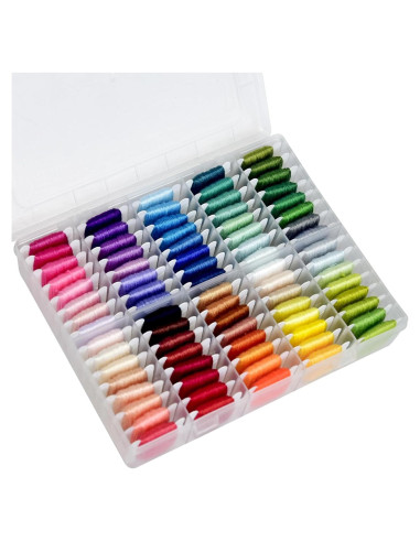 Kit de Hilo para Pulseras de Amistad QCZKB - 80 Colores de 8m